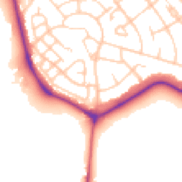 Daytime road noise heatmap for CH49 5NN
