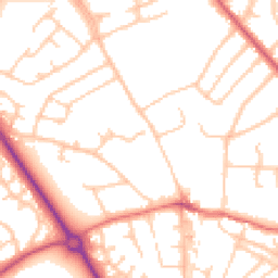 Daytime road noise heatmap for CH49 6DA