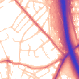 Daytime road noise heatmap for CH49 6JD