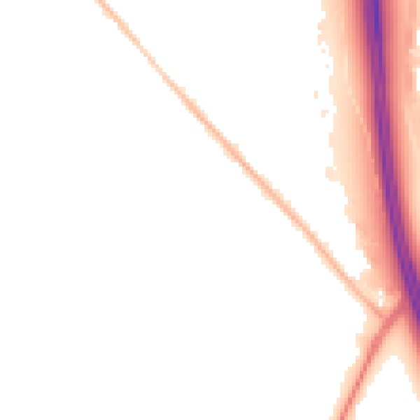 Night-time road noise heatmap for CH49 6LA