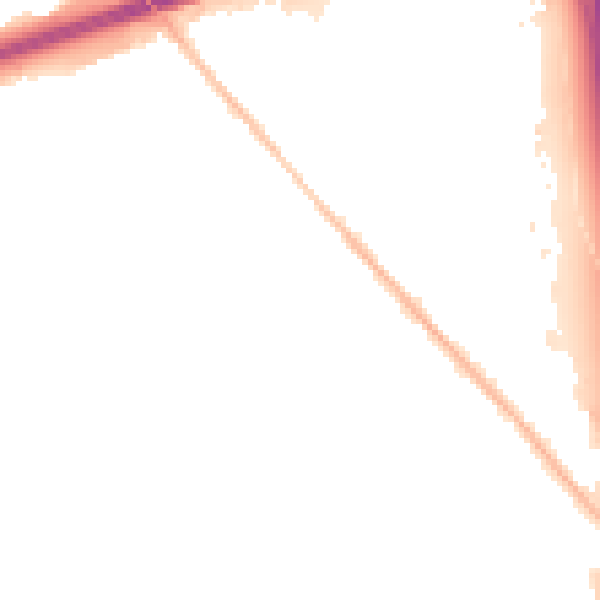 Night-time road noise heatmap for CH49 6LH