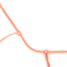 Night-time road noise heatmap for CH49 6LU