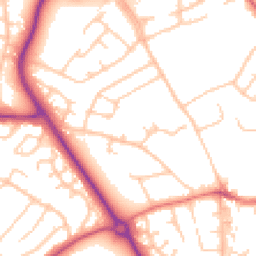 Daytime road noise heatmap for CH49 6NH