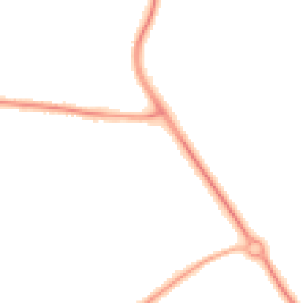 Night-time road noise heatmap for CH49 6NW