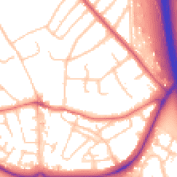 Daytime road noise heatmap for CH49 6NX