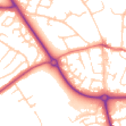 Daytime road noise heatmap for CH49 6PU
