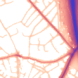 Daytime road noise heatmap for CH49 6QE