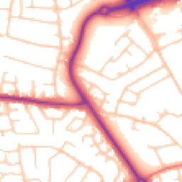 Daytime road noise heatmap for CH49 6QJ