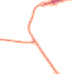 Night-time road noise heatmap for CH49 6QJ