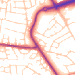 Daytime road noise heatmap for CH49 6QL