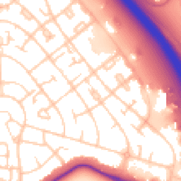 Daytime road noise heatmap for CH49 7DE