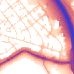 Daytime road noise heatmap for CH49 7LD