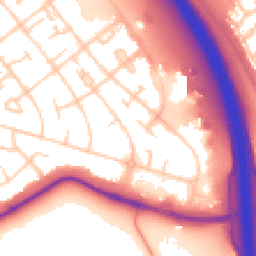 Daytime road noise heatmap for CH49 7LE