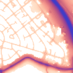 Daytime road noise heatmap for CH49 7LF