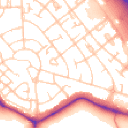 Daytime road noise heatmap for CH49 7LJ
