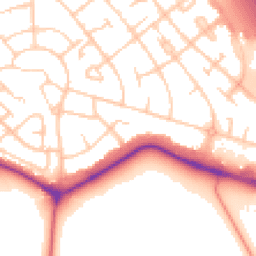 Daytime road noise heatmap for CH49 7LX