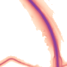 Night-time road noise heatmap for CH49 7NG