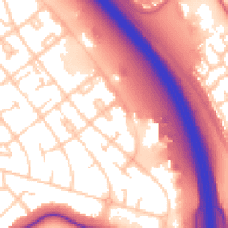 Daytime road noise heatmap for CH49 7NN