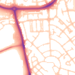 Daytime road noise heatmap for CH49 8HD