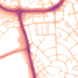 Daytime road noise heatmap for CH49 8HH