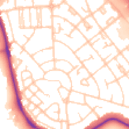 Daytime road noise heatmap for CH49 8HS