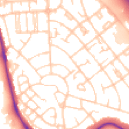 Daytime road noise heatmap for CH49 8HT