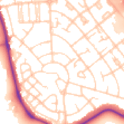 Daytime road noise heatmap for CH49 8HY