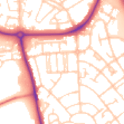 Daytime road noise heatmap for CH49 9AJ