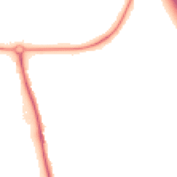 Night-time road noise heatmap for CH49 9AL