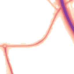 Night-time road noise heatmap for CH49 9BA