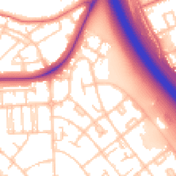 Daytime road noise heatmap for CH49 9DD