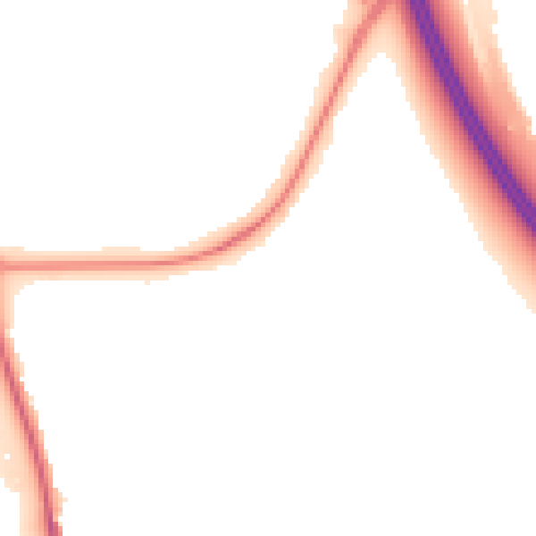 Night-time road noise heatmap for CH49 9DG