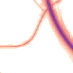 Night-time road noise heatmap for CH49 9DH