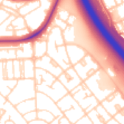 Daytime road noise heatmap for CH49 9DN