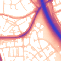 Daytime road noise heatmap for CH49 9DP