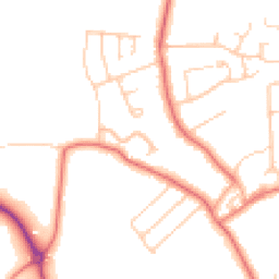 Daytime road noise heatmap for CH61 0HP