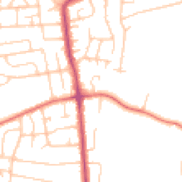 Daytime road noise heatmap for CH61 1AF