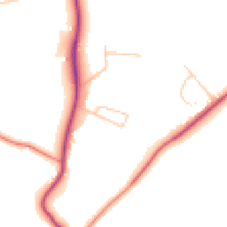 Daytime road noise heatmap for CH61 1AW