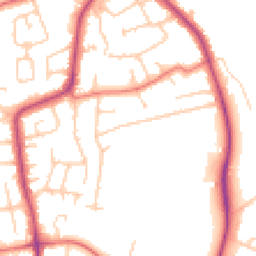 Daytime road noise heatmap for CH61 1BE