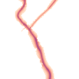 Daytime road noise heatmap for CH61 1BF