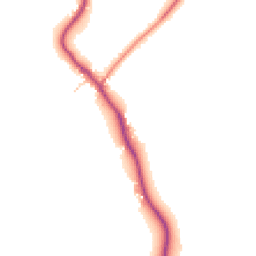 Daytime road noise heatmap for CH61 1BT