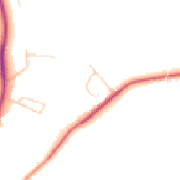 Daytime road noise heatmap for CH61 1DB