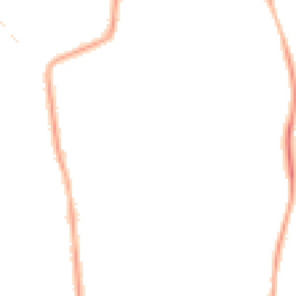 Night-time road noise heatmap for CH61 1DJ