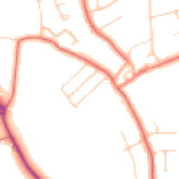 Daytime road noise heatmap for CH61 2XL