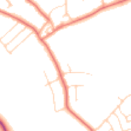 Daytime road noise heatmap for CH61 2XS