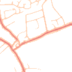 Daytime road noise heatmap for CH61 3UB