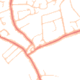 Daytime road noise heatmap for CH61 3UJ