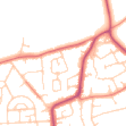 Daytime road noise heatmap for CH61 3XF