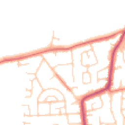 Daytime road noise heatmap for CH61 3XH