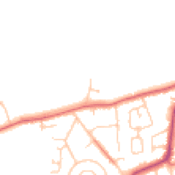 Daytime road noise heatmap for CH61 3XJ